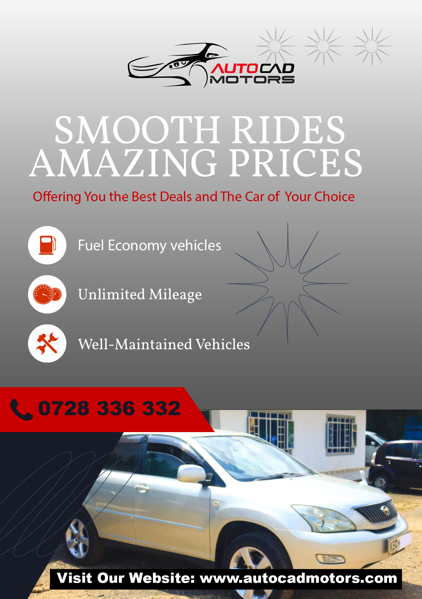 SMOOTH RIDES || AMAZING PRICES